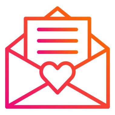 Düğün Davetiyesi Vektör Simgesi Tasarım İllüstrasyonu