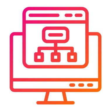 Durum Haritası Vektör Simgesi Tasarım İllüstrasyonu