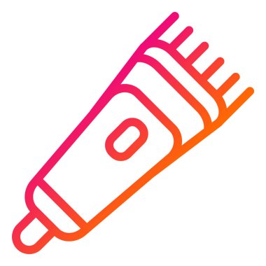 Saç kırpıcı Vektör Simgesi Tasarım İllüstrasyonu