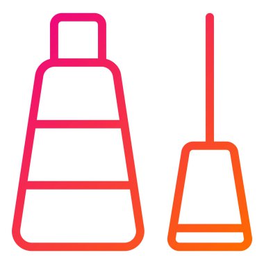 Liner Vektör Simgesi Tasarım İllüstrasyonu