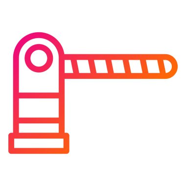 Park Engeli Vektör Simgesi Tasarım İllüstrasyonu