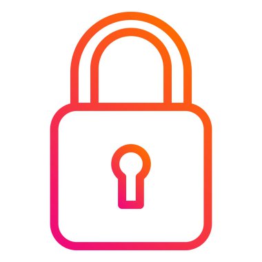 Padlock Vector Icon Design Illustration