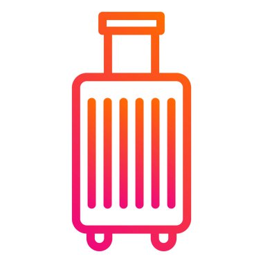 Çanta Vektör Simgesi Tasarım İllüstrasyonu