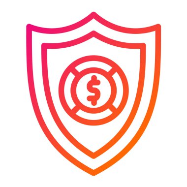 Kalkan Vektörü Simgesi Tasarım ResmiComment