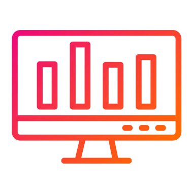 Çevrimiçi grafik vektörü Simge Tasarımı İllüstrasyonu