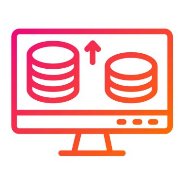 Kar Vektörü Simgesi Tasarım İllüstrasyonu