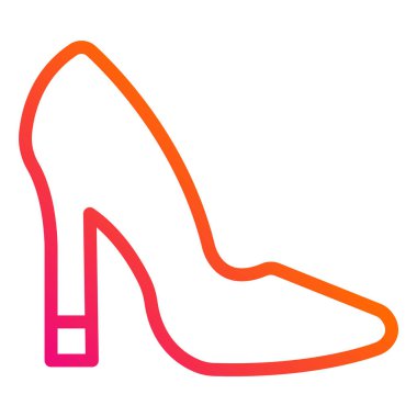 Topuk Vektörü Simgesi Tasarım İllüstrasyonu