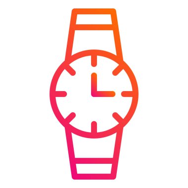 Akıllı saat Vektör Simgesi Tasarım İllüstrasyonu