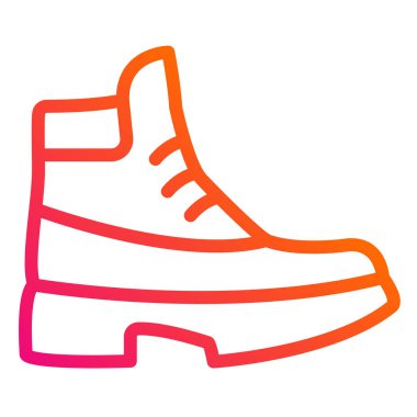 Çizme Vektörü Simgesi Tasarım Çizimi