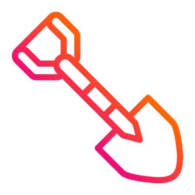 Kürek vektör ikonu tasarımı illüstrasyonu