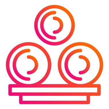 Saman Vektörü Simgesi Tasarım İllüstrasyonu