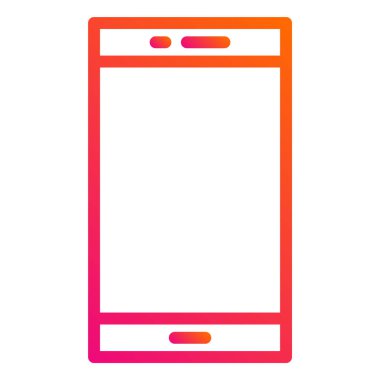 Akıllı Telefon Vektör Simgesi Tasarım İllüstrasyonu