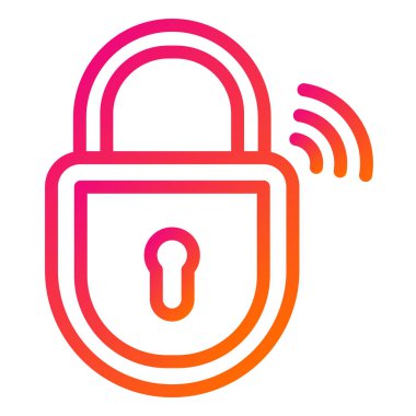 Padlock Vector Icon Design Illustration