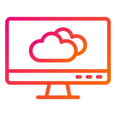 Tahmin Vektörü Simgesi Tasarım İllüstrasyonu