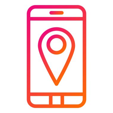 GPS mobil Vektör Simgesi Tasarım ResmiComment