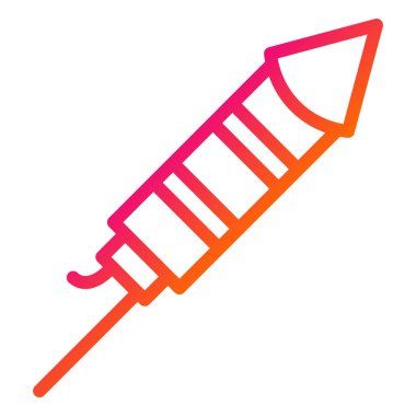 Firework Vektör Simgesi Tasarım İllüstrasyonu