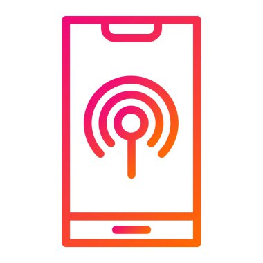 Hotspot Vektör Simgesi Tasarım Çizimi