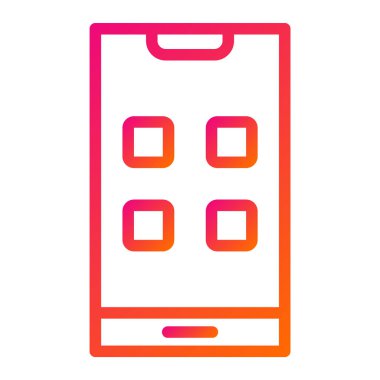 Uygulama Vektörü Simgesi Tasarım İllüstrasyonu