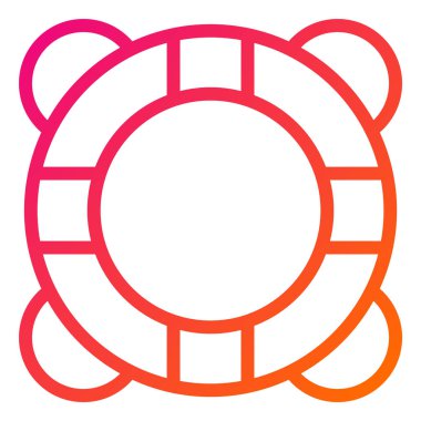 Cankurtaran Vektörü Simge Tasarımı Çizimi