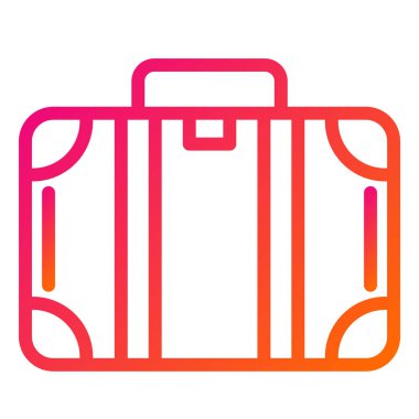 Çanta Vektör Simgesi Tasarım İllüstrasyonu