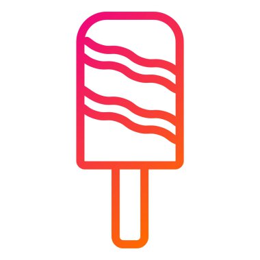 Buz Lokumu Vektör Simgesi Tasarım İllüstrasyonu