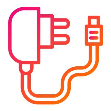 Aygıt Eklenti Vektörü Simgesi Tasarım İllüstrasyonu