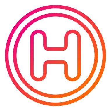 Hastane Vektör Simgesi Tasarım İllüstrasyonu