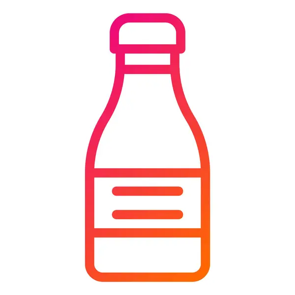 Ketchup Vector Icon Design Illustration — Stock Vector