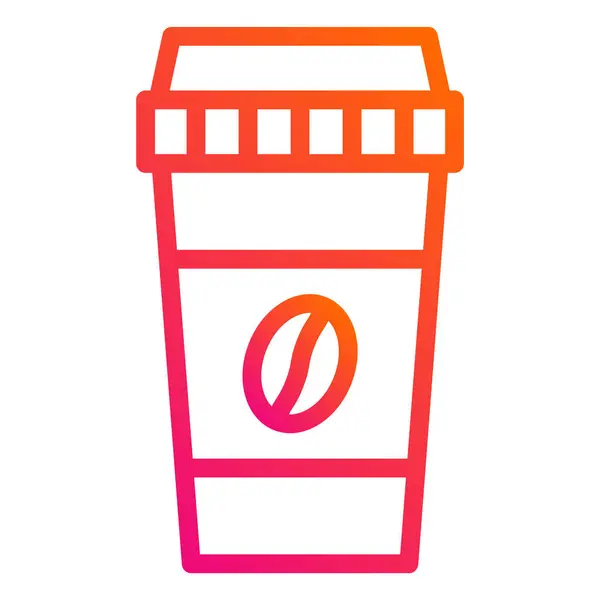 咖啡杯矢量图标设计说明 — 图库矢量图片