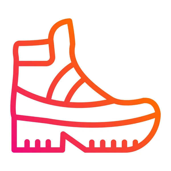 Boot Vector Icon Design Illustration — Stock Vector