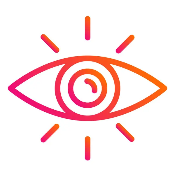 Eye Vector Icon Design Illustration — Stock Vector