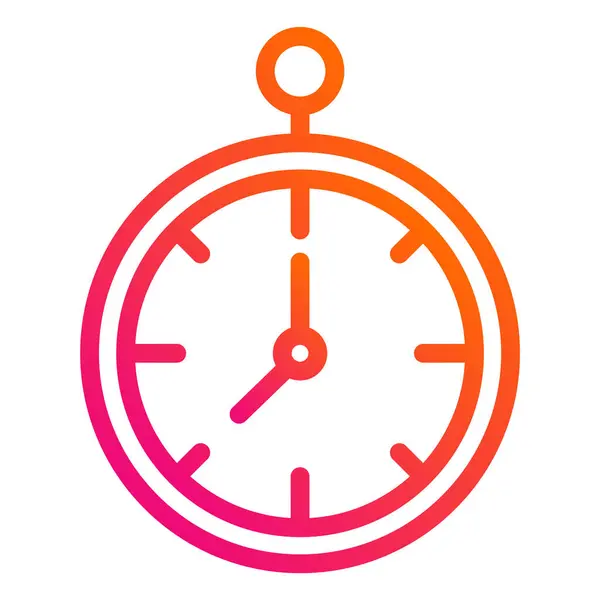 Clock Vector Icon Design Illustration — Stockvektor