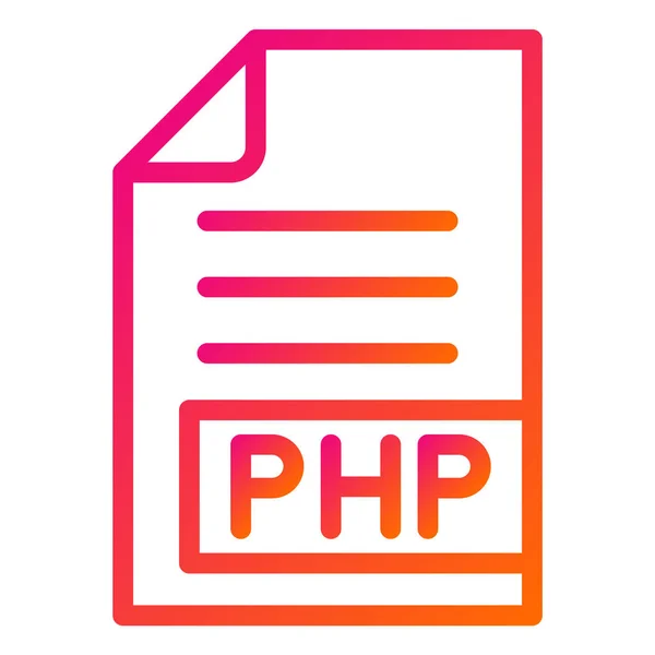 Php Εικονογράφηση Σχεδίασης Διανυσματικών Εικονιδίων — Διανυσματικό Αρχείο