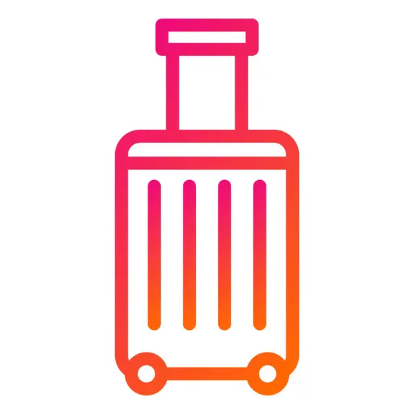 Luggage Vector Icon Design Illustration — Stock Vector