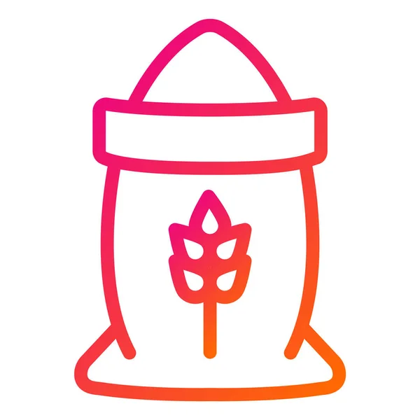 Flour Vector Icon Design Illustration — Stock Vector