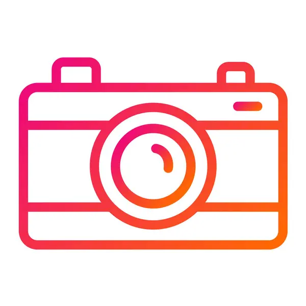 Ilustração Projeto Ícone Vetor Câmera — Vetor de Stock