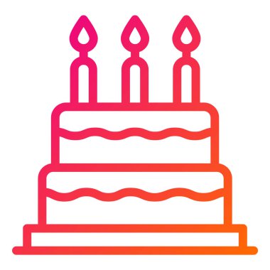 Pasta Vektörü Simgesi Tasarımı Çizimi