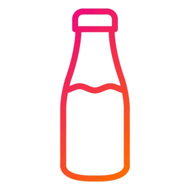 Süt kavanozu Vektör Simgesi Tasarım İllüstrasyonu