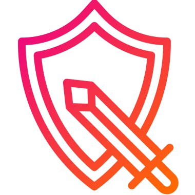 Kalkan Vektörü Simgesi Tasarım ResmiComment