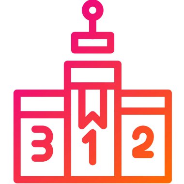 Hedef Vektör Simgesi Tasarım İllüstrasyonu