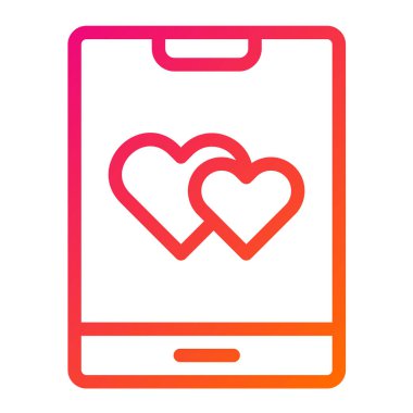 Tablet Vektör Simgesi Tasarım İllüstrasyonu