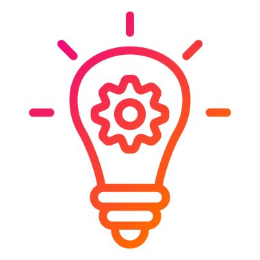 İcat Vektörü Simgesi Tasarım İllüstrasyonu