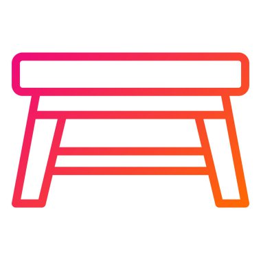 Tablo Vektörü Simgesi Tasarım İllüstrasyonu