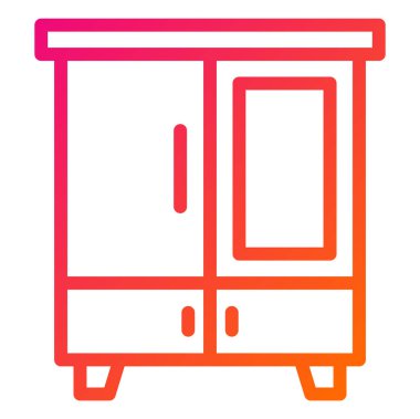 Kostüm Vektörü Simgesi Tasarım İllüstrasyonu