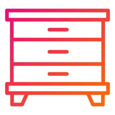 Kabine Vektörü Simgesi Tasarım İllüstrasyonu