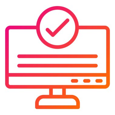 Vektör Simgesi Tasarım İllüstrasyonu Denetleniyor