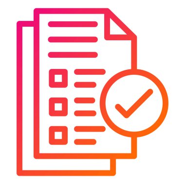 Onaylanmış Vektör Simgesi Tasarım İllüstrasyonu