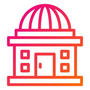 Embassy Vektör Simgesi Tasarım İllüstrasyonu