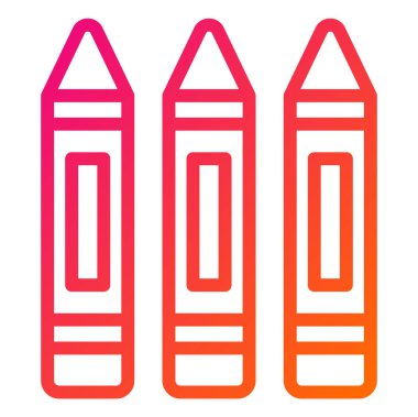 Kalem Kalemi Vektör Simgesi Tasarımı Çizimi