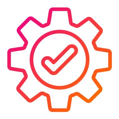 Bakım Vektörü Simgesi Tasarım İllüstrasyonu